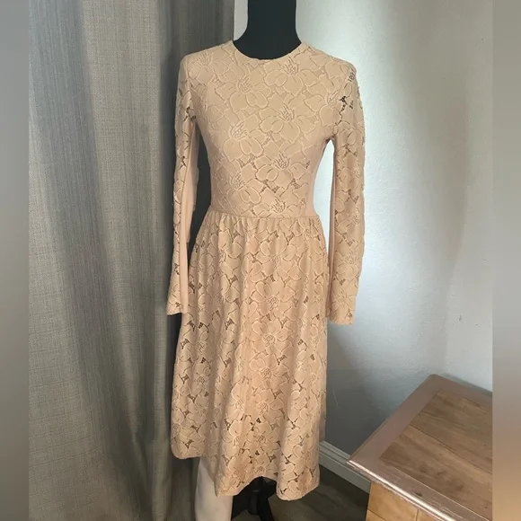 long dress design for wedding Arabesque Long Sleeve Lace Wedding Dress Sheath by Claire Pettibone main image 0